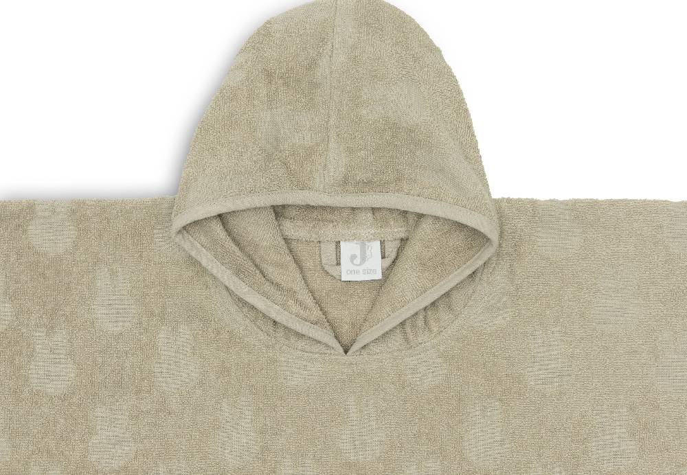 Jollein Badeponcho Frottee Miffy Jacquard Olive Green Preisnachlass