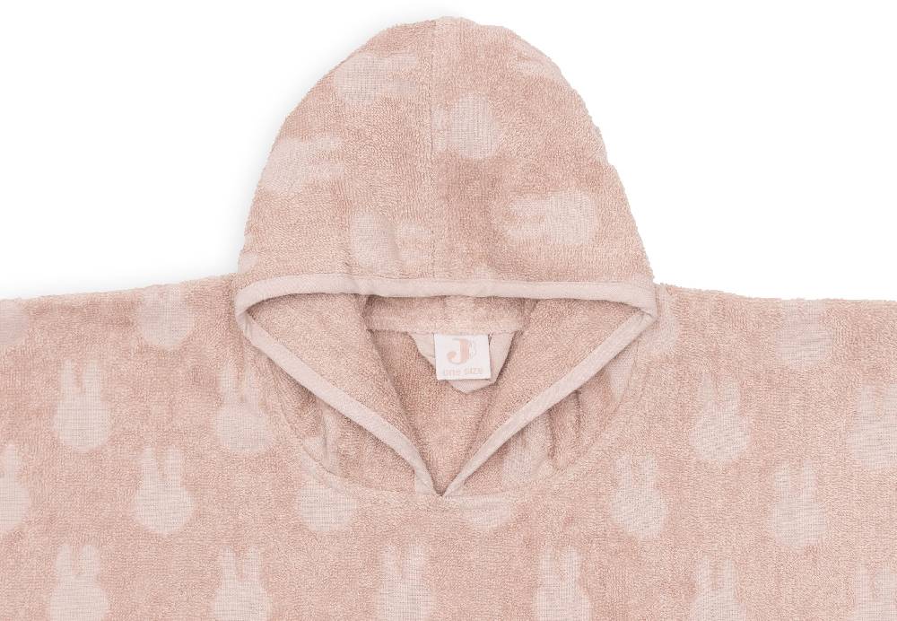 Jollein Badeponcho Frottee Miffy Jacquard Wild Rose Saisonschlussverkauf