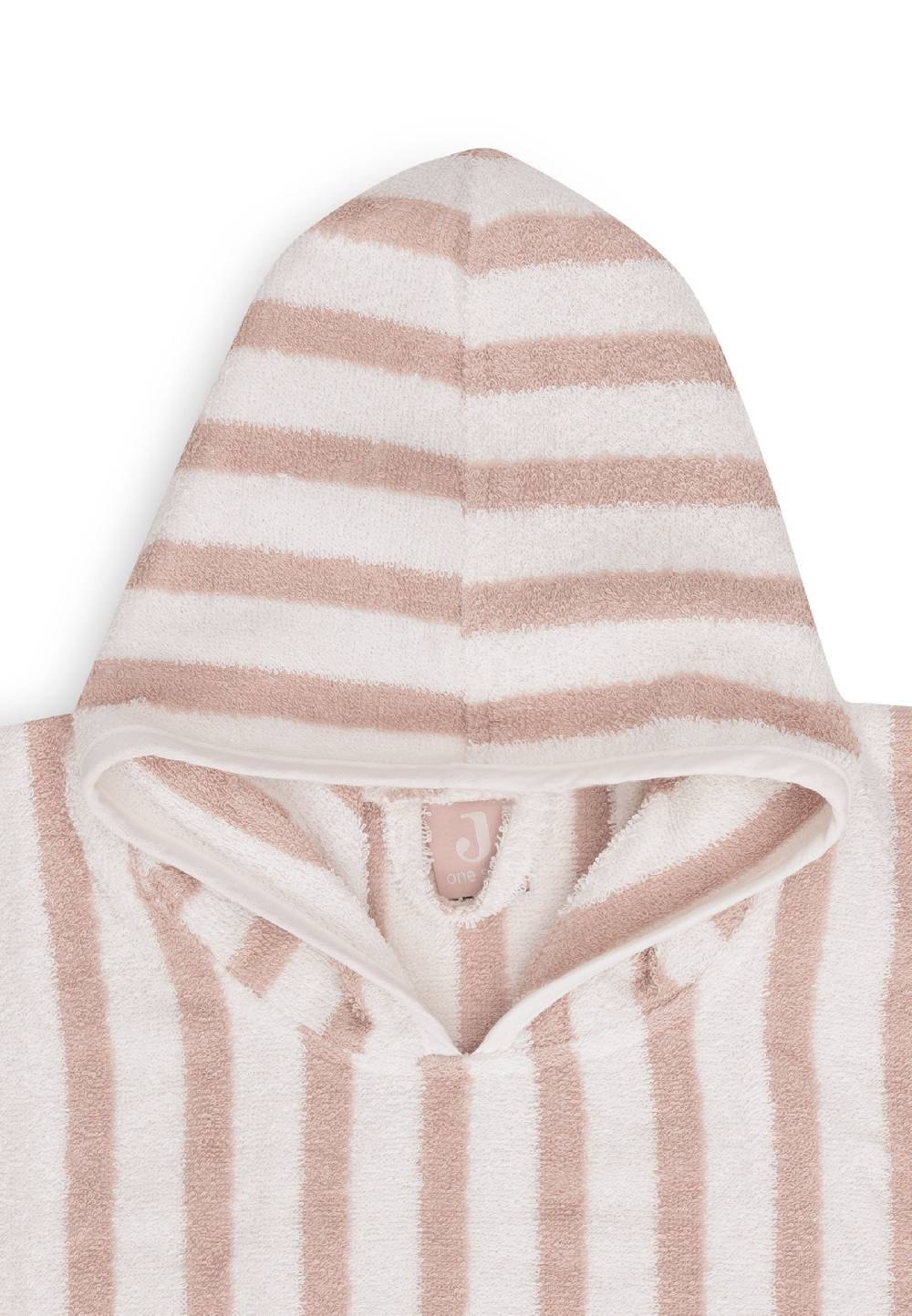 Jollein Badeponcho Stripe Frottee Wild Rose GOTS Cyber Monday
