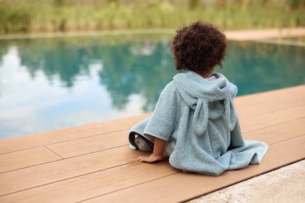 Jollein Badeponcho Frottee - Sea Green Osterangebot