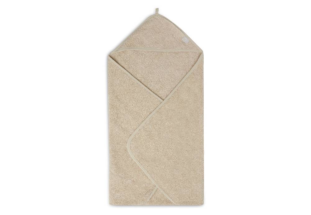 Jollein Kapuzenhandtuch Frottee 75x75cm Nougat Lagerräumung