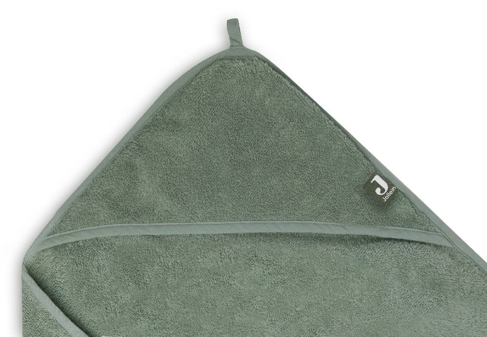 Jollein Kapuzenhandtuch Frottee 75x75cm Ash Green Heißer Verkauf