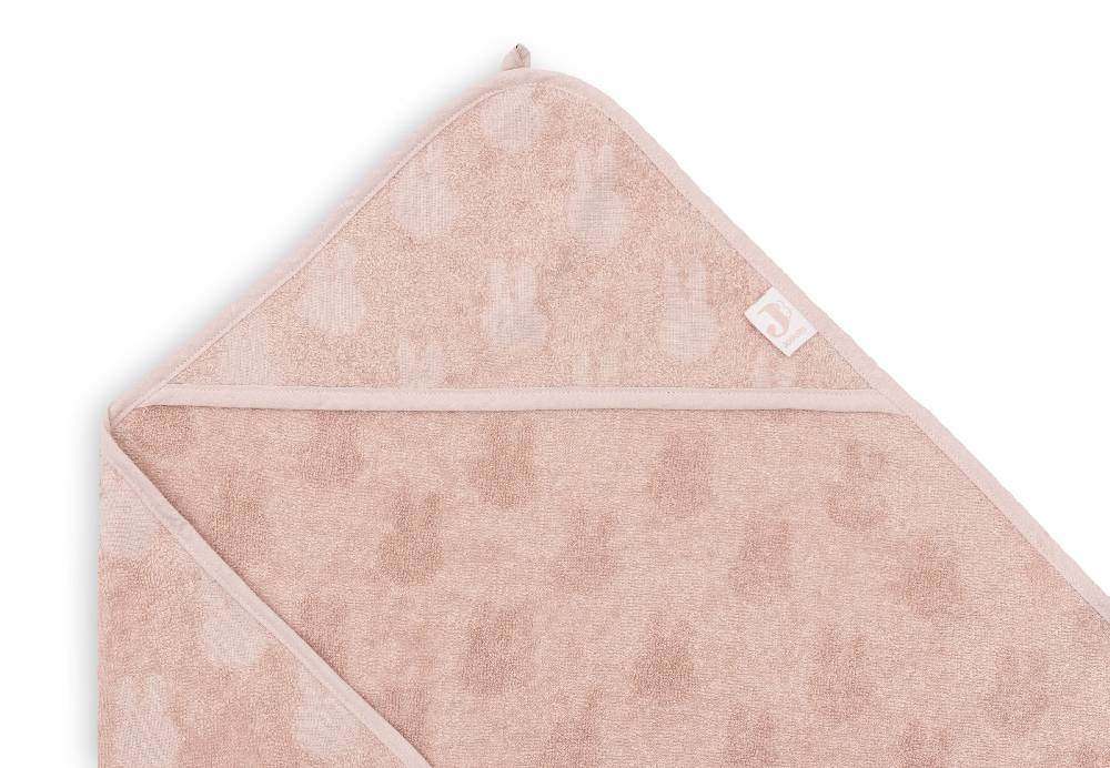 Jollein Kapuzenhandtuch Frottee 75x75cm Miffy Jacquard Wild Rose Zeitlich begrenztes Angebot