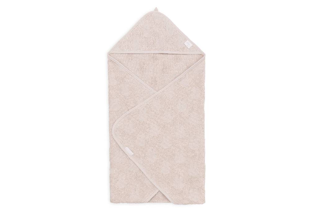 Jollein Kapuzenhandtuch Frottee 75x75cm Miffy Jacquard Nougat Exklusive Angebote