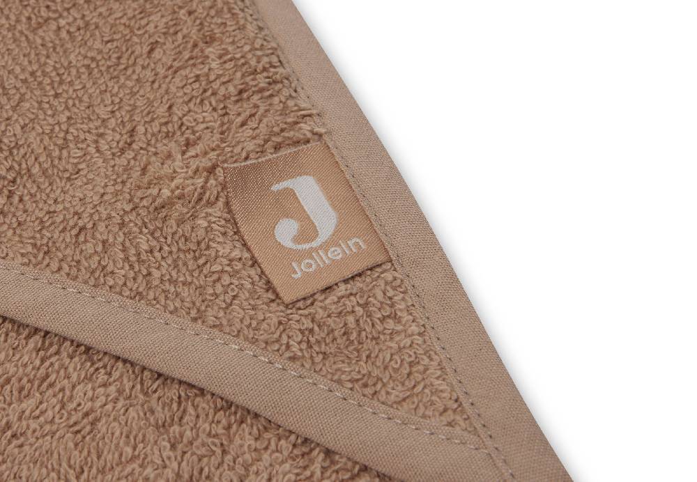 Jollein Kapuzenhandtuch Frottee 75x75cm Biscuit Blitzangebot