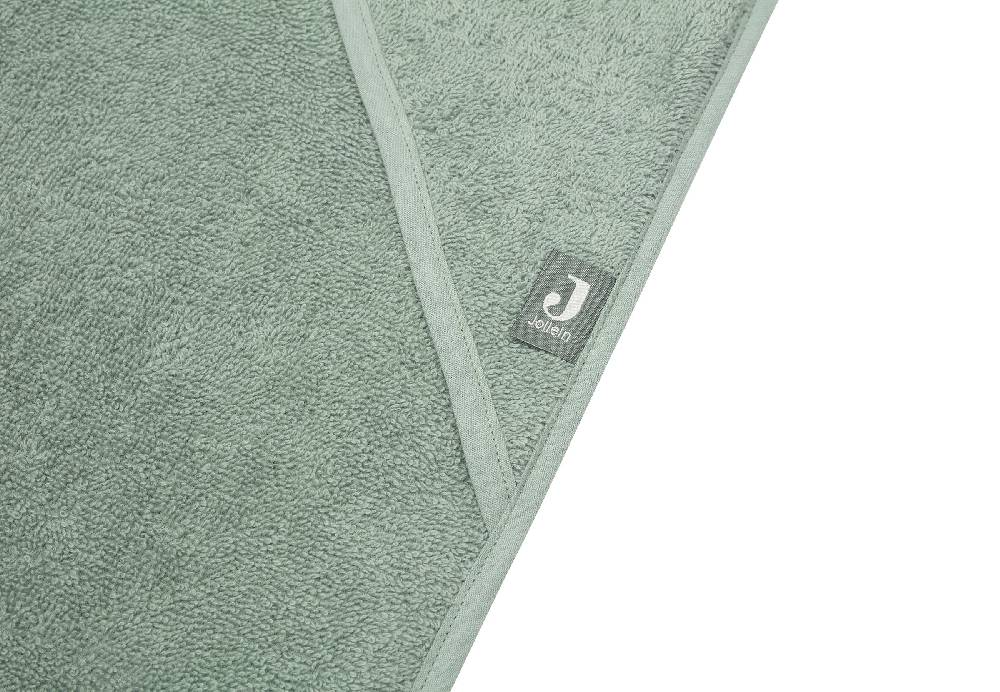 Jollein Kapuzenhandtuch Frottee 100x100cm Ash Green Neuheiten