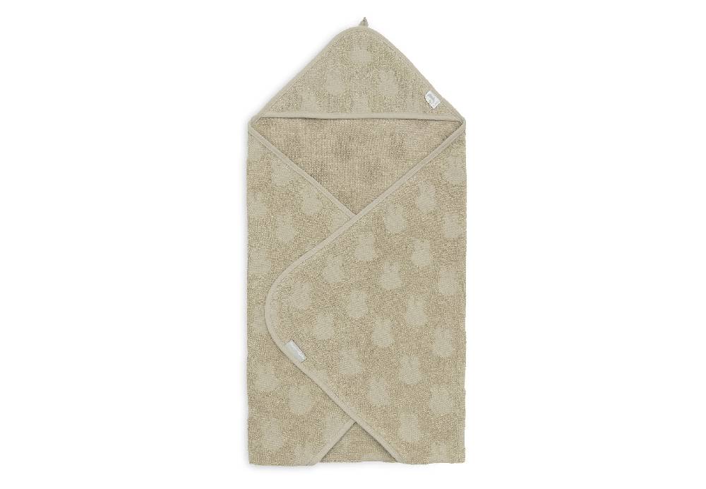 Jollein Kapuzenhandtuch Frottee 75x75cm Miffy Jacquard Olive Green Saisonale Angebote