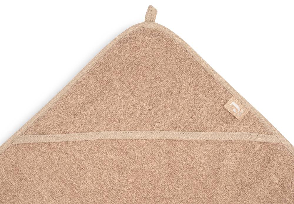 Jollein Kapuzenhandtuch Frottee 100x100cm Biscuit Sonderangebote