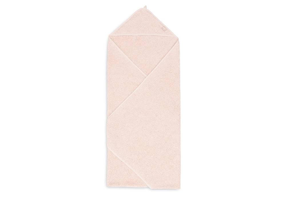 Jollein Kapuzenhandtuch Frottee 100x100cm Pale Pink Wochenangebot