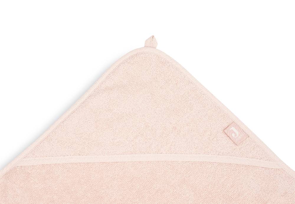 Jollein Kapuzenhandtuch Frottee 100x100cm Pale Pink Wochenangebot