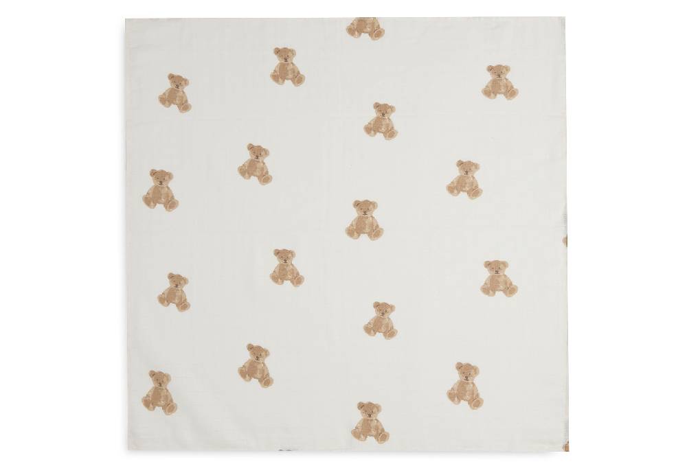 Jollein Spucktuch Hydrophill 70x70cm Teddy Bear (3pack) Begrenzte Freigabe