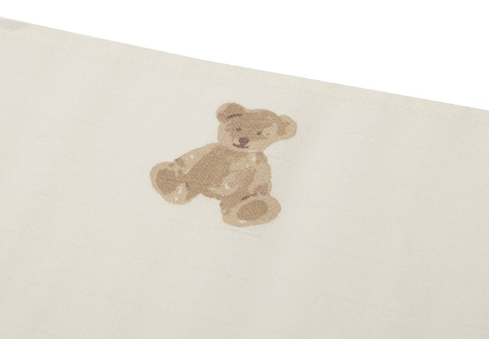 Jollein Spucktuch Hydrophill 70x70cm Teddy Bear (3pack) Begrenzte Freigabe