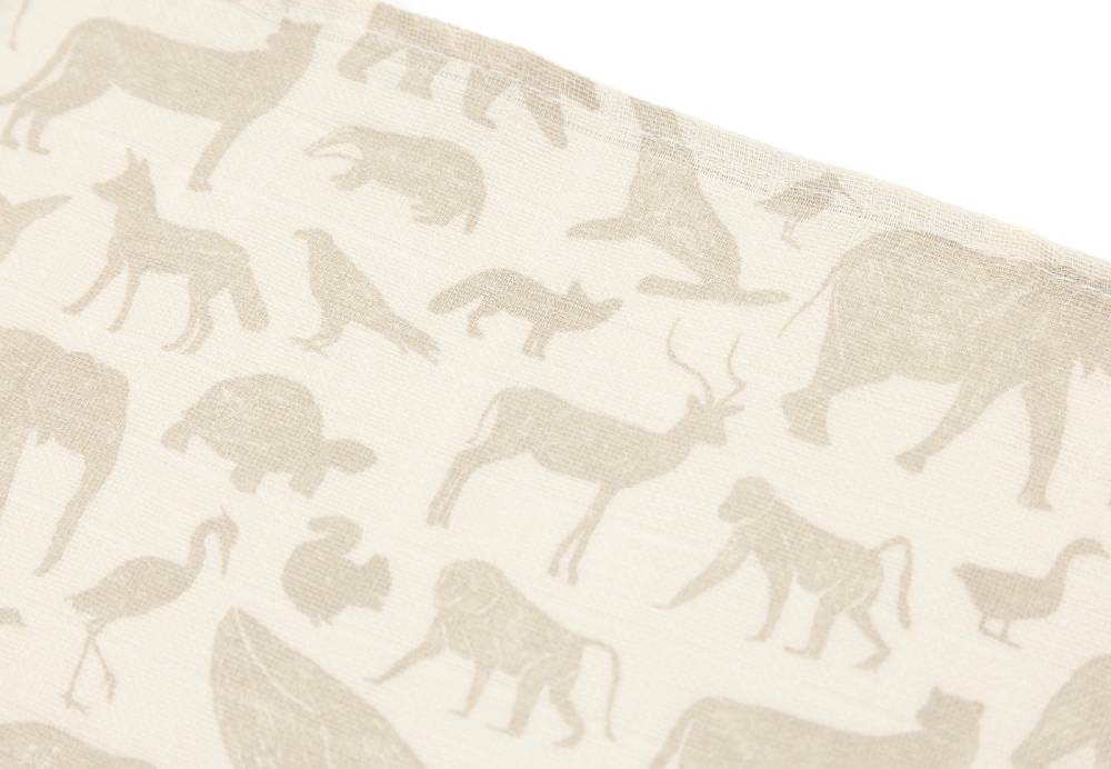 Jollein Spucktuch Hydrophill 70x70cm Animals Nougat (3pack) Bis zu 65% Rabatt