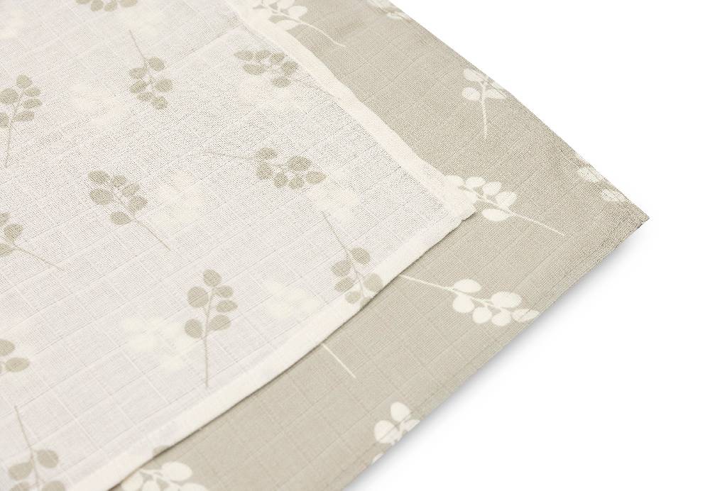Jollein Mullwindeln Hydrophil 115x115cm Twig Olive Green (2pack) Sonderangebot der Fabrik