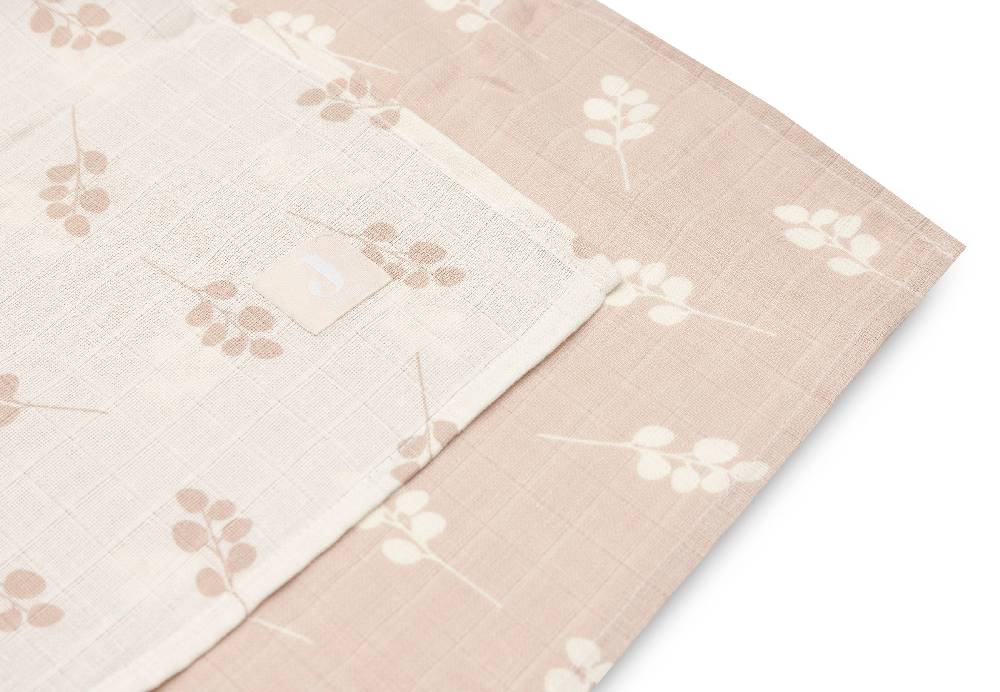 Jollein Mullwindeln Hydrophil 115x115cm Twig Wild Rose (2pack) 50% Rabatt mit kostenlosem Versand