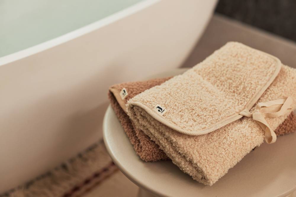 Jollein Wickelunterlage Boucle Biscuit Begrenzt auf 3 Tage