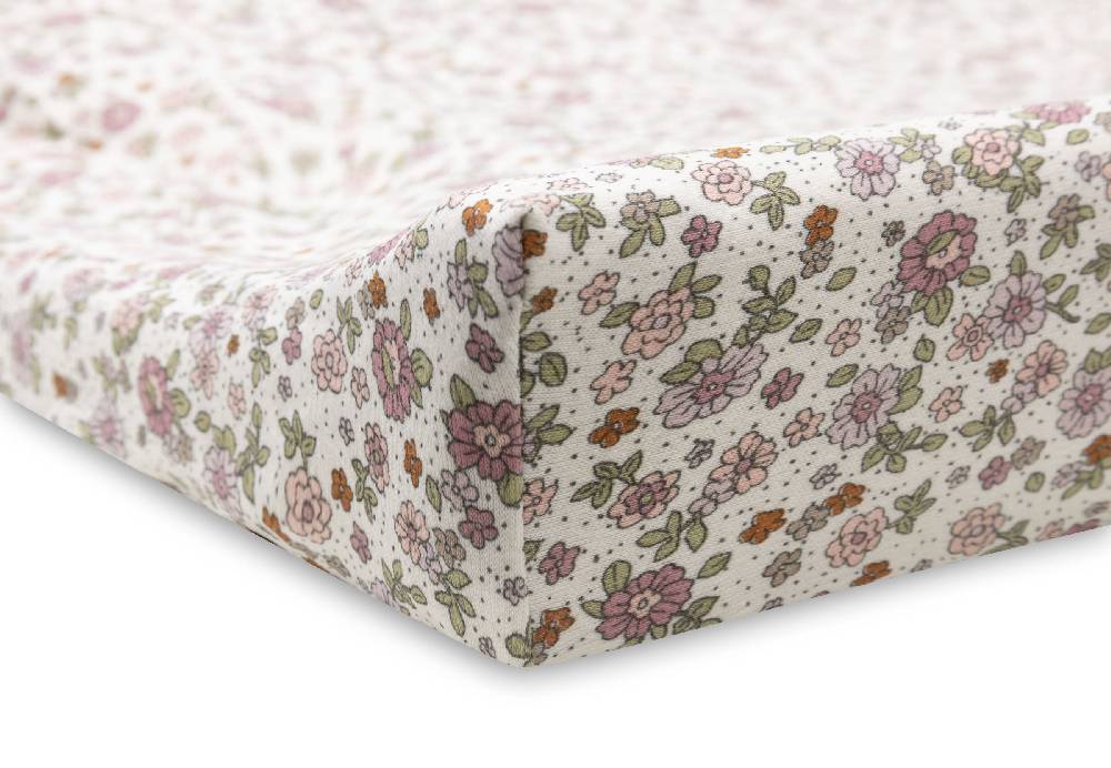 Jollein Wickelauflagenbezug Jersey 50x70cm Retro Flowers Günstiger Verkauf