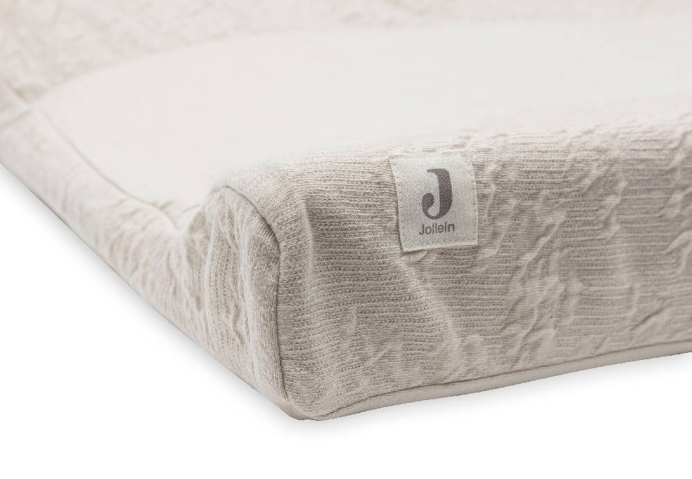 Jollein Wickelauflagenbezug 50x70cm Soft Waves Nougat Blitzverkäufe