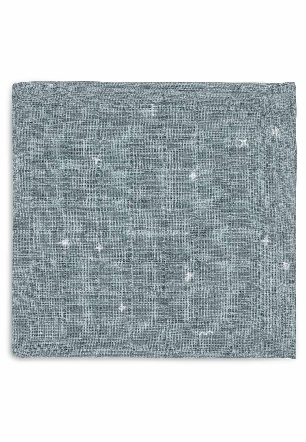 Jollein Spucktücher Hydrophil 31x31cm Twinkling - Sea Green Jubiläumsangebot