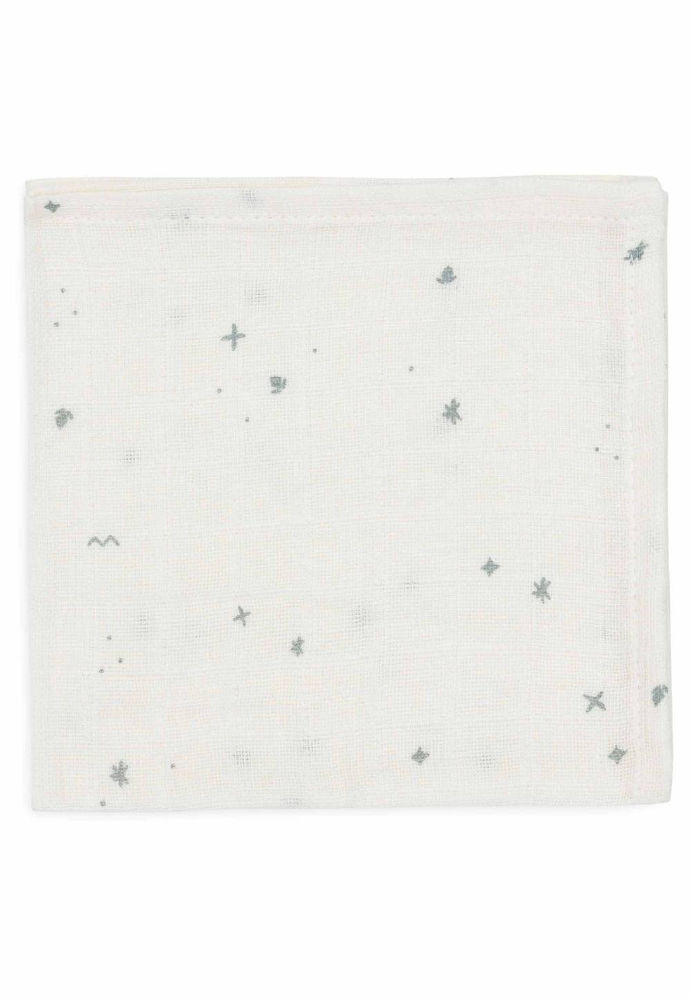 Jollein Spucktücher Hydrophil 31x31cm Twinkling - Sea Green Jubiläumsangebot