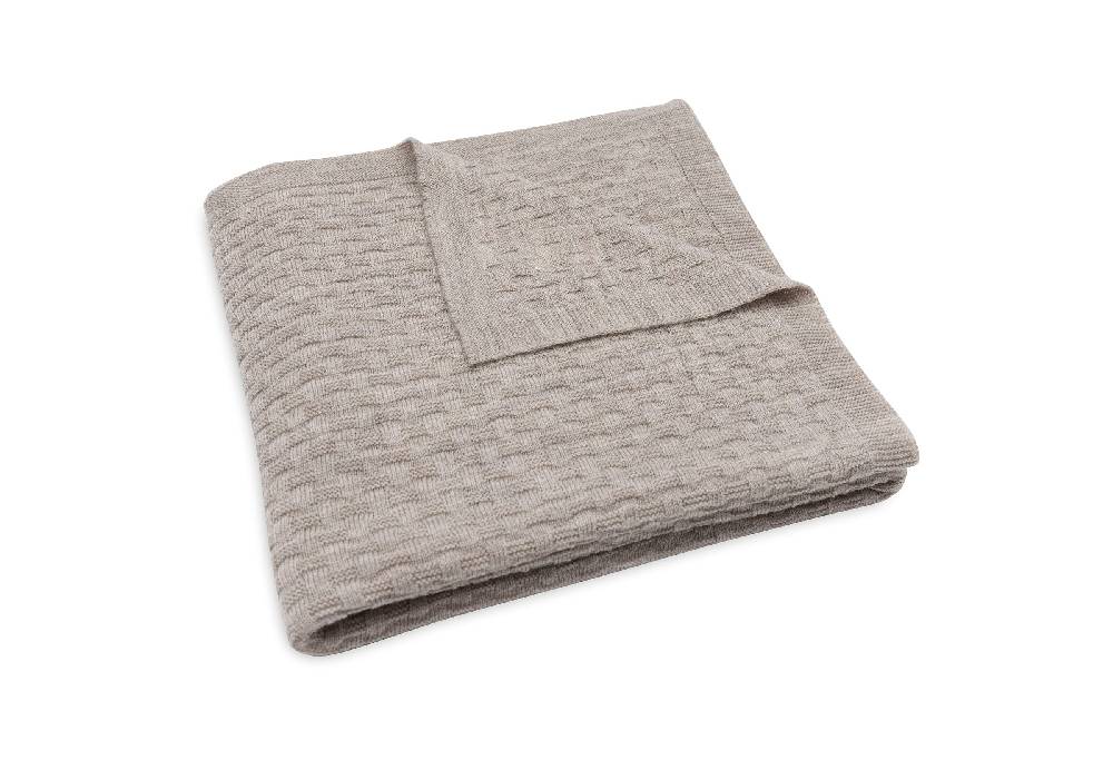 Jollein Decke Wiege 75x100cm Weave Knit Merino wool Funghi Zeitlich begrenztes Angebot