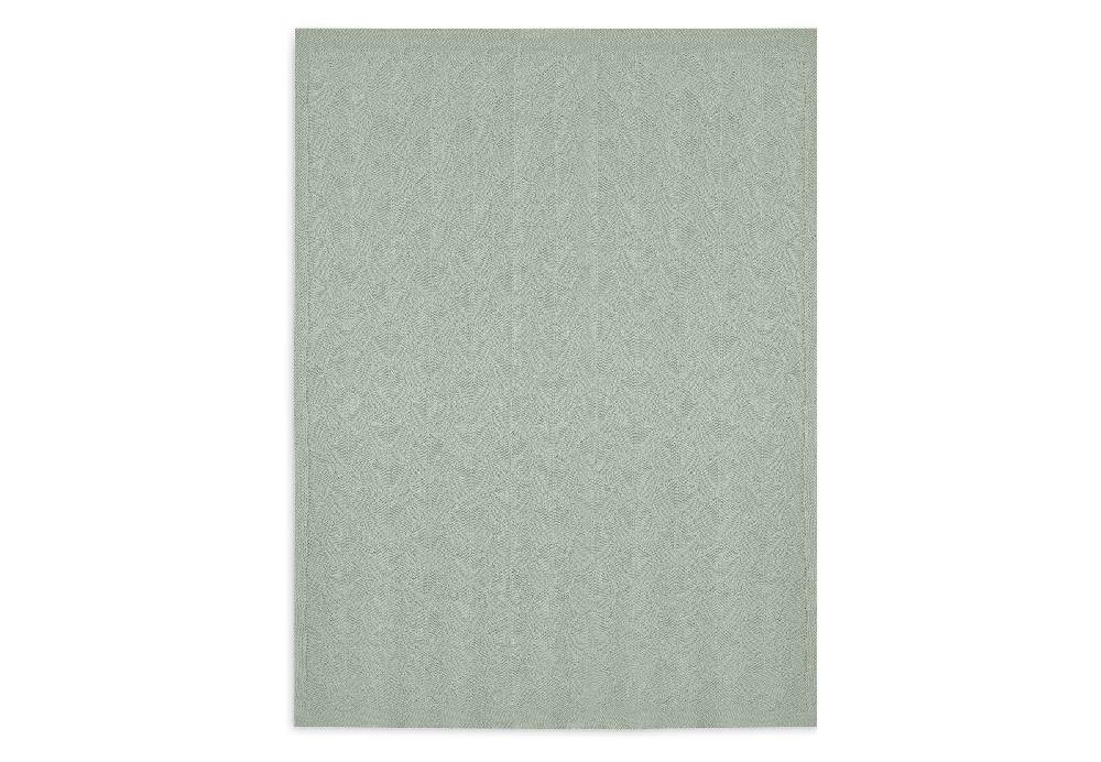 Jollein Decke Wiege 75x100cm Shell Knit Sea Foam GOTS Bestseller