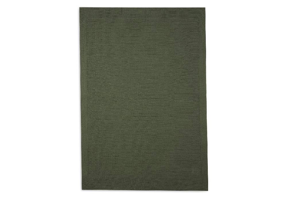 Jollein Decke Wiege 75x100cm Pure Knit Leaf Green GOTS Kauf eins, bekomm eins gratis