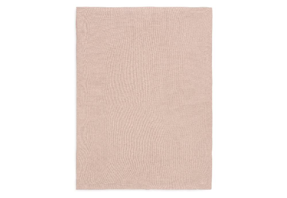 Jollein Decke Wiege 75x100cm Basic Knit Wild Rose Kostenlose Rückgabe