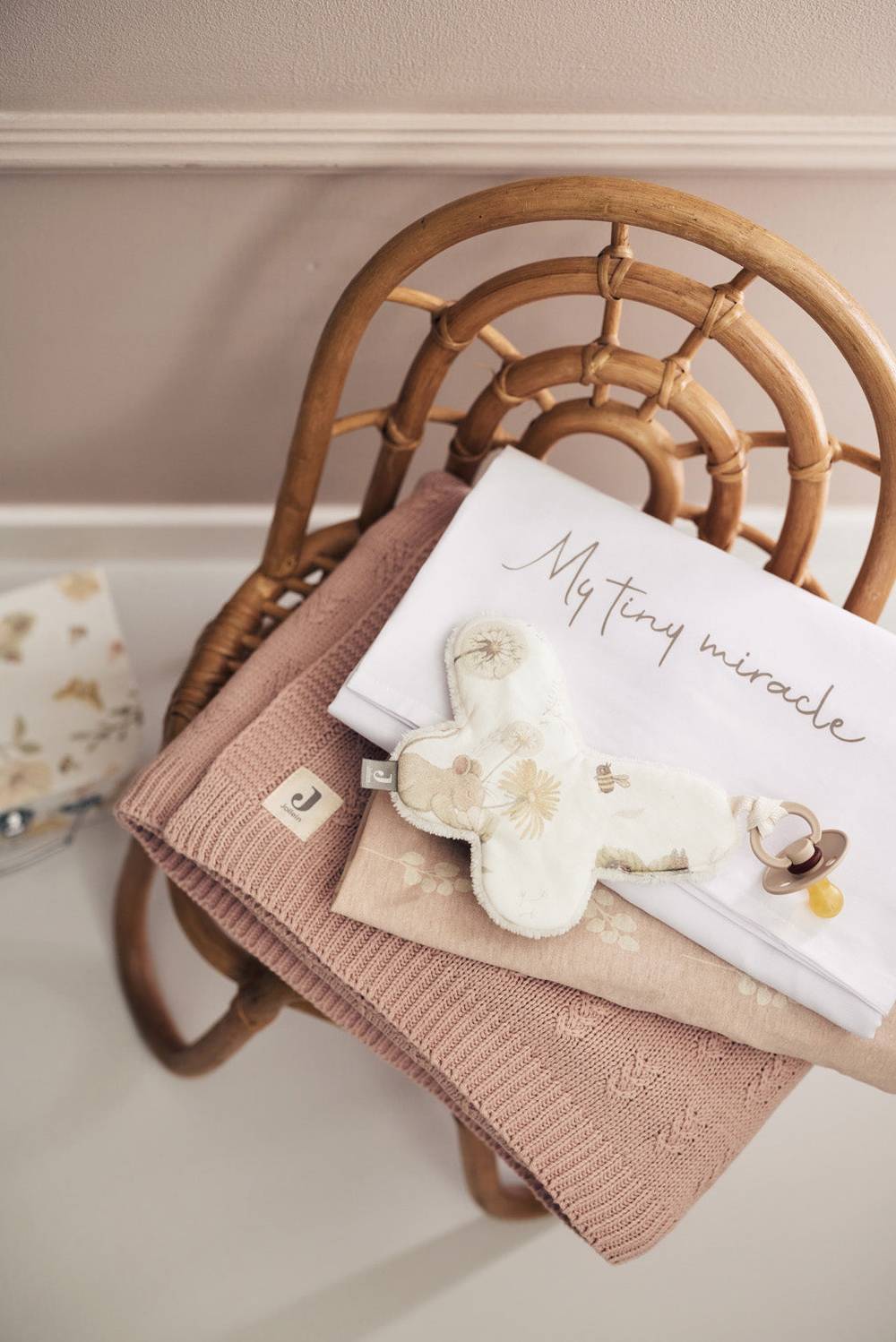 Jollein Bettlaken Wiege 75x100cm My Tiny Miracle Funghi Sonderangebot der Fabrik