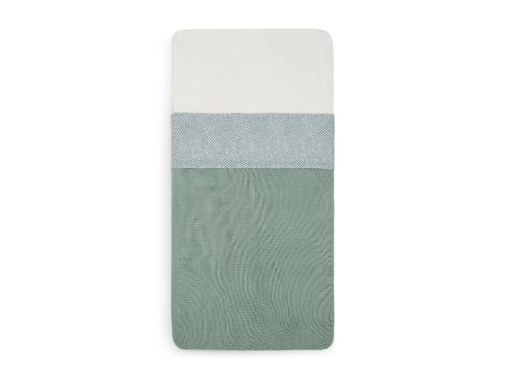 Jollein Bettlaken Kinderbett 120x150cm Snake Ash Green Speichern exportieren