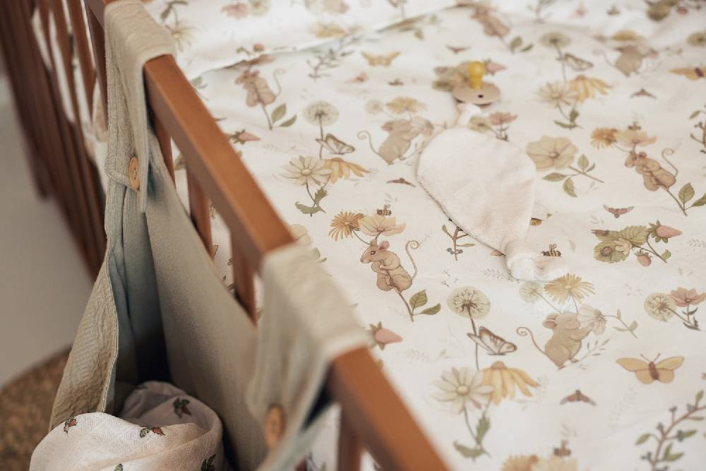 Jollein Bettwäsche 100x140cm Dreamy Mouse 50% Rabatt für begrenzte Zeit