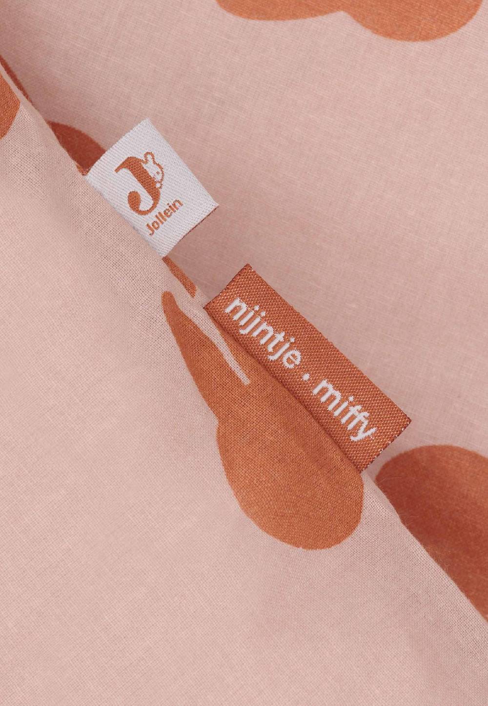 Jollein Bettwäsche 100x140cm Miffy Shadow - Wild Rose Auslauf