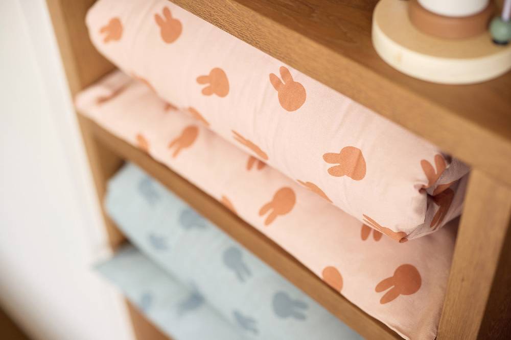 Jollein Bettwäsche 100x140cm Miffy Shadow - Wild Rose Auslauf