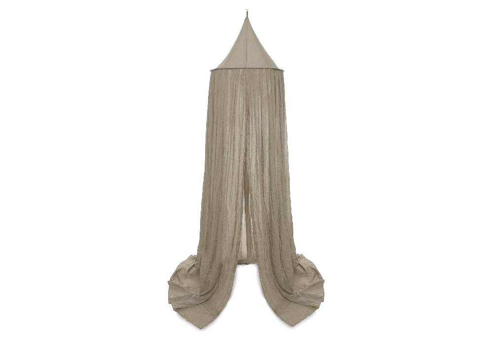 Jollein Baldachin Betthimmel Vintage 245cm Olive Green Preisnachlass