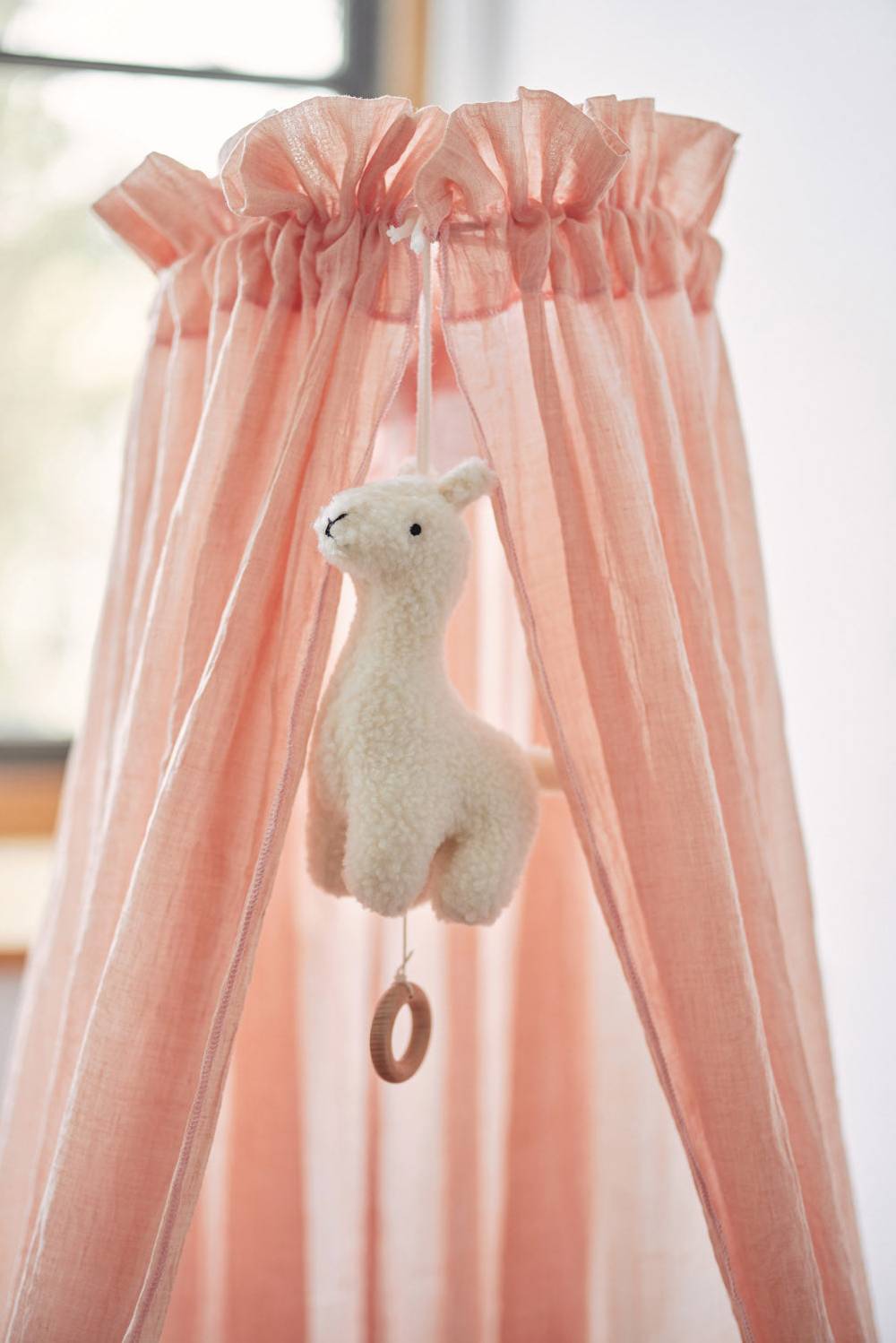 Jollein Betthimmel Vintage 155cm Pale Pink Valentinstagsangebot