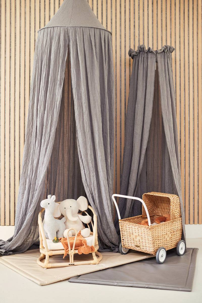 Jollein Betthimmel Vintage 155cm Storm Grey Jubiläumsangebot