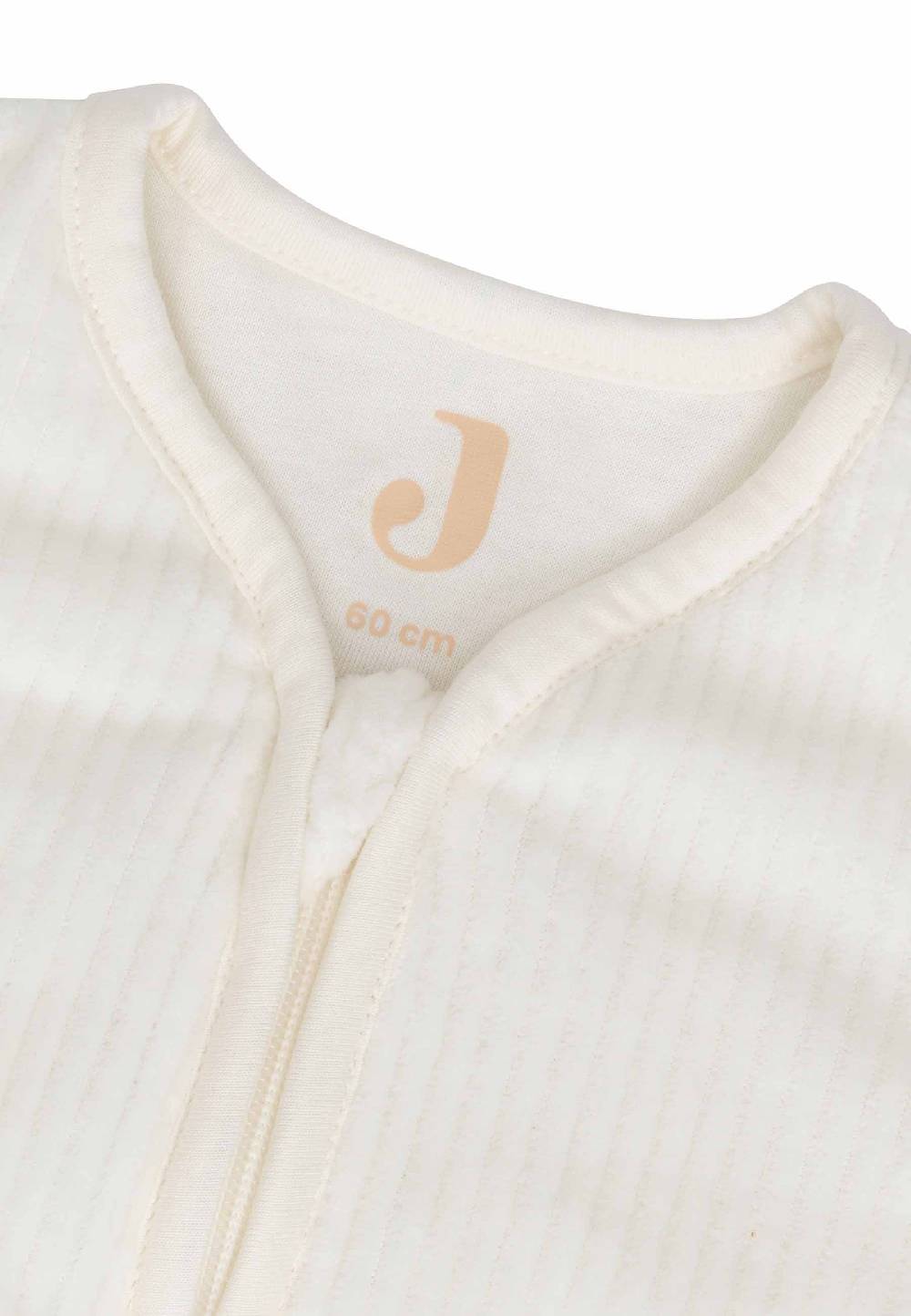 Jollein Baby Schlafsack mit abnehmbaren Ärmeln 60cm Rib - Ivory Tiefpreis