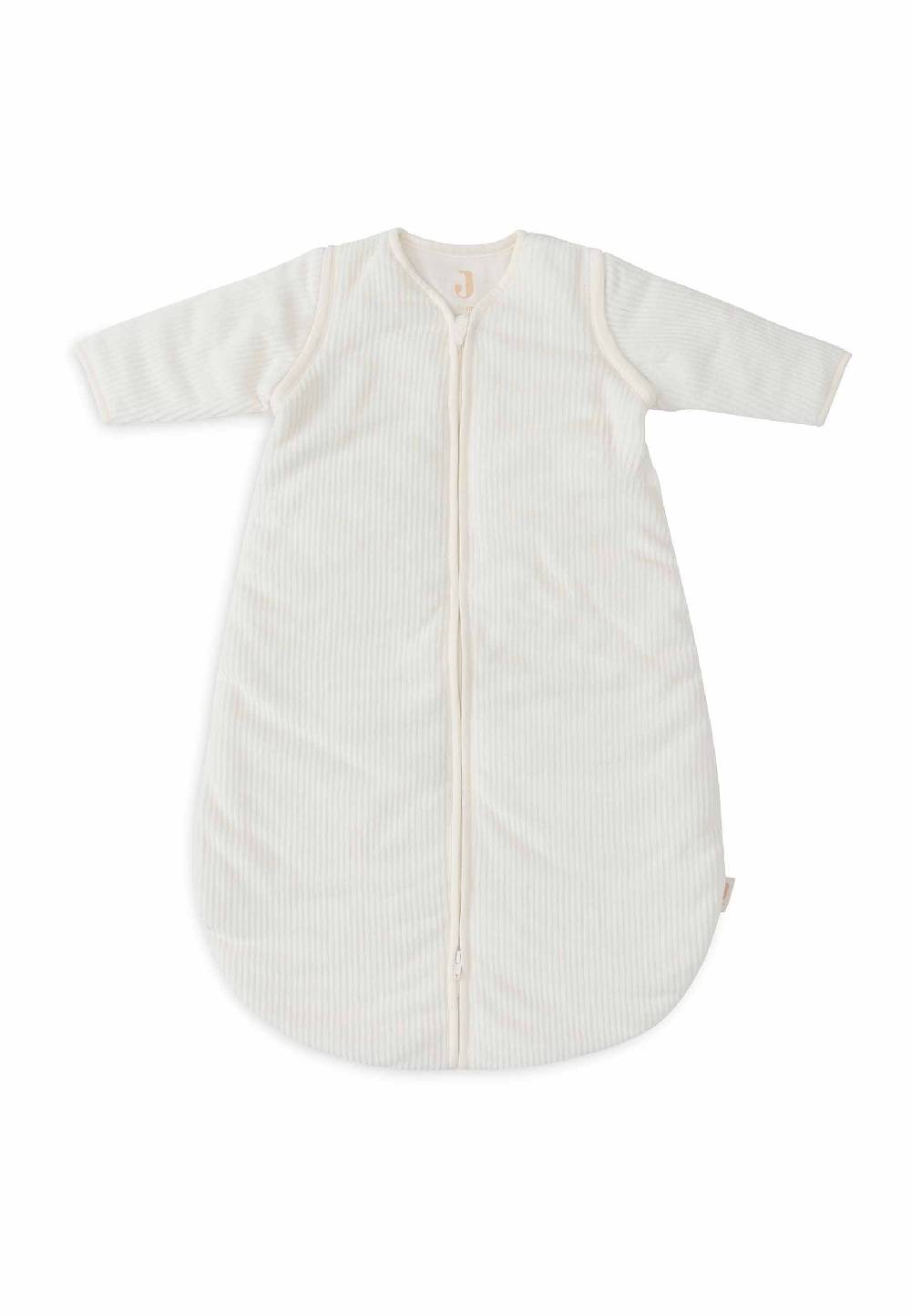 Jollein Baby Schlafsack mit abnehmbaren Ärmeln 60cm Rib - Ivory Tiefpreis