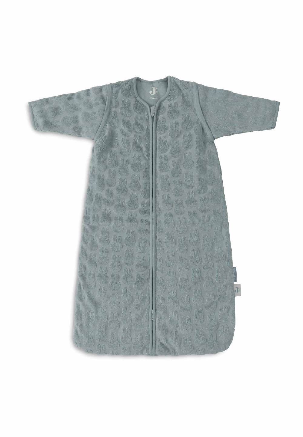 Jollein Baby Schlafsack mit abnehmbaren Ärmeln 90cm Miffy Jacquard - Sea Green Kostenlose Rückgabe
