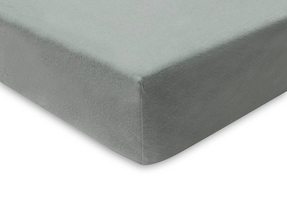 Jollein Spannbettlaken Jersey 70x140cm/75x150cm Ash Green 50% Rabatt mit kostenlosem Versand