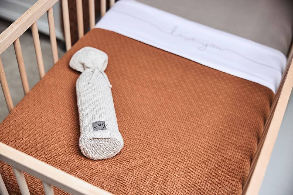 Jollein Spannbettlaken Jersey 60x120cm Nougat Clearance-Verkauf