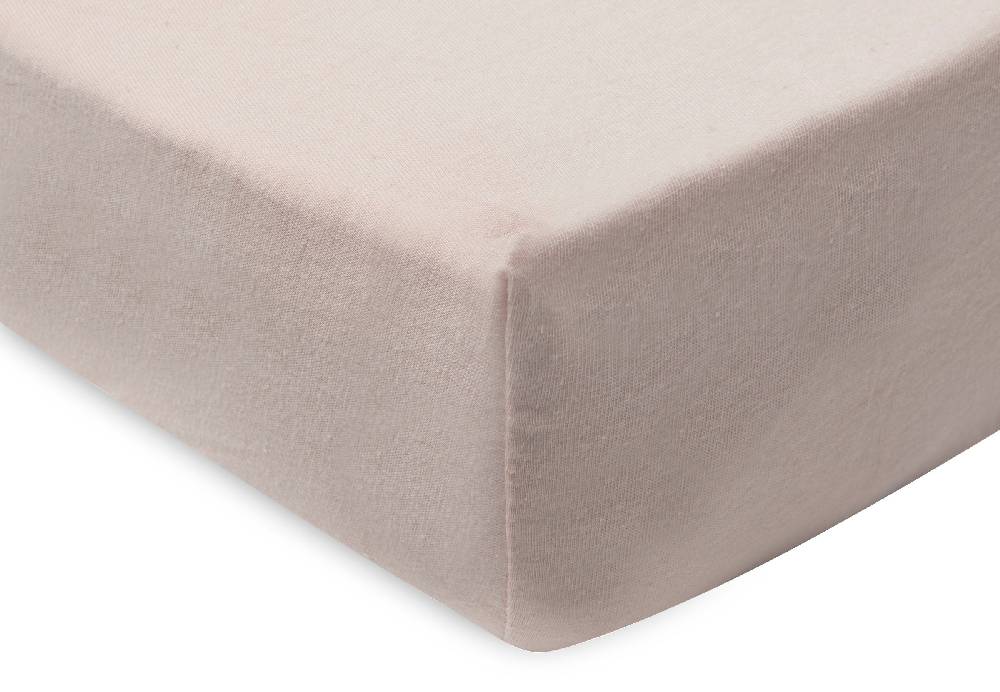 Jollein Spannbettlaken Jersey 70x140cm/75x150cm Pale Pink Begrenzt auf 3 Tage