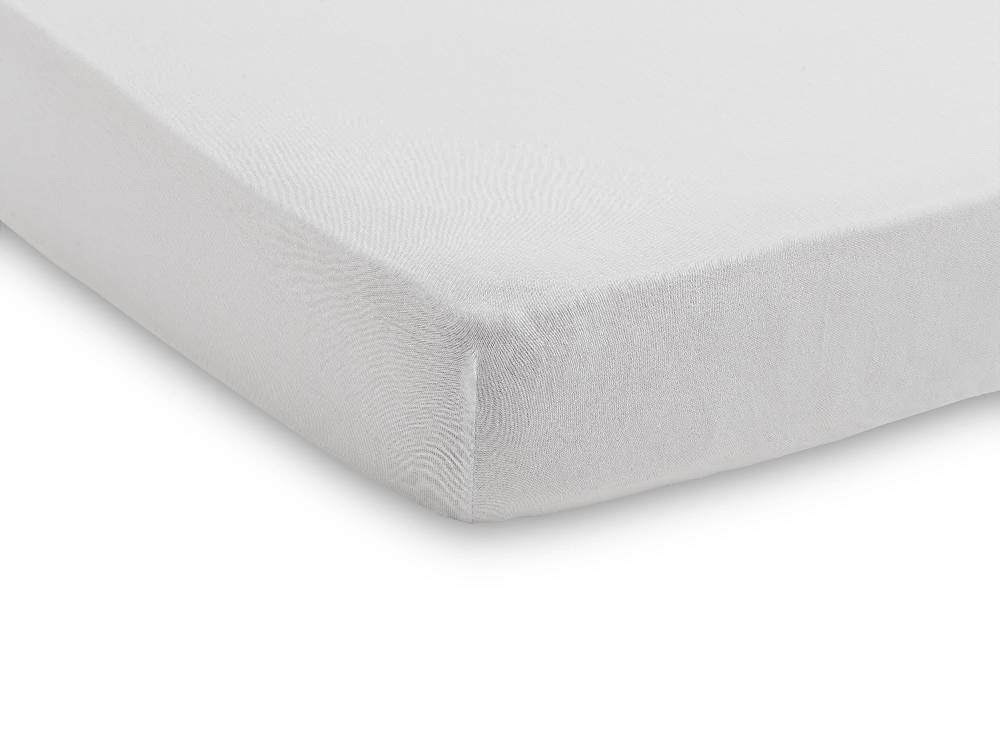 Jollein Spannbettlaken Jersey 70x140cm White Im Verkauf
