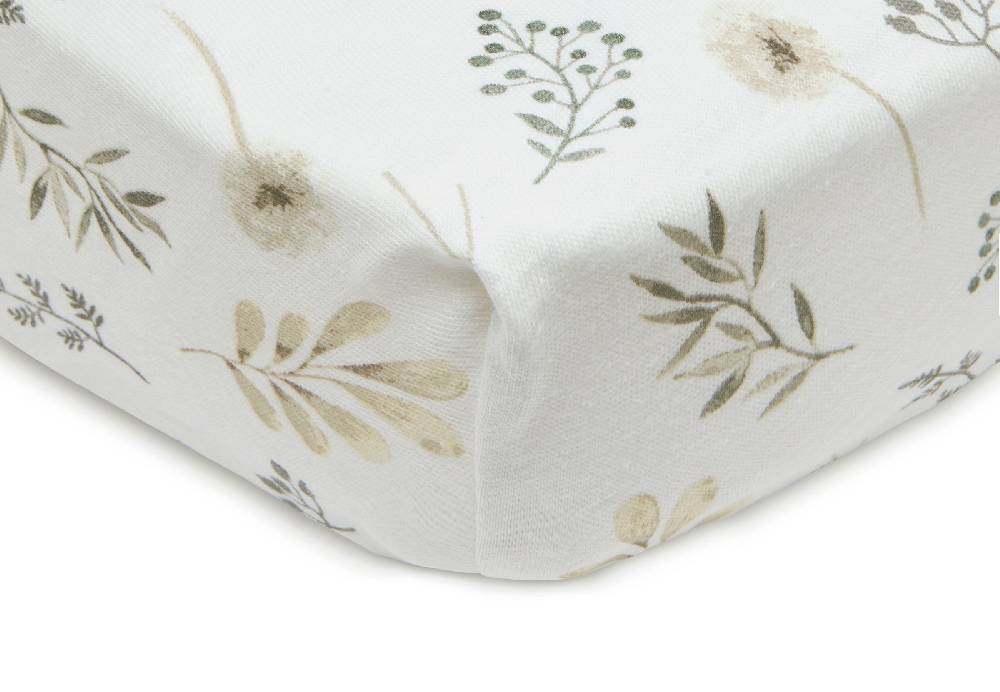 Jollein Spannbettlaken Jersey 40/50x80/90cm Wild Flowers Rabatte dieses Monats