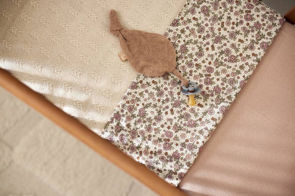 Jollein Spannbettlaken Jersey 70x140/75x150cm Wild Rose 2025