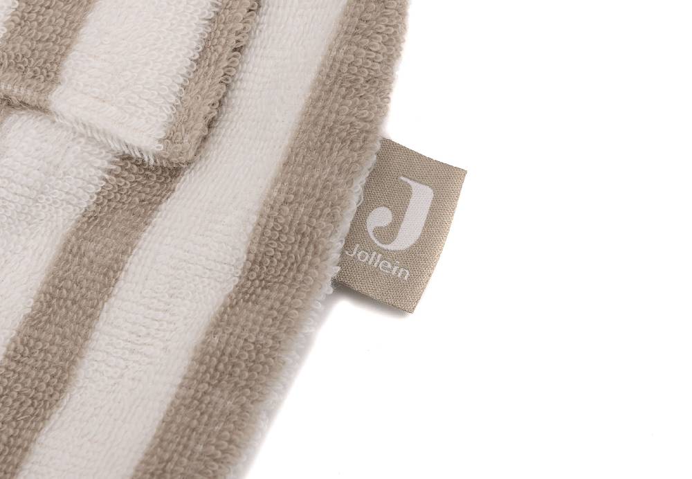 Jollein Bademantel 3-4 Jahre Stripe Frottee Olive Green GOTS Heißer Verkauf