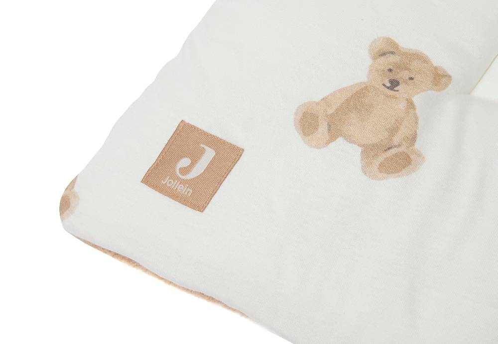 Jollein Krabbeldecke 75x95cm Teddy Bear Kauf eins, bekomm eins gratis