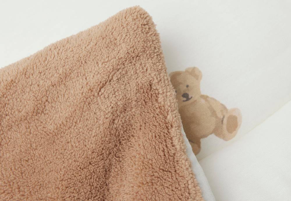 Jollein Krabbeldecke 75x95cm Teddy Bear Kauf eins, bekomm eins gratis