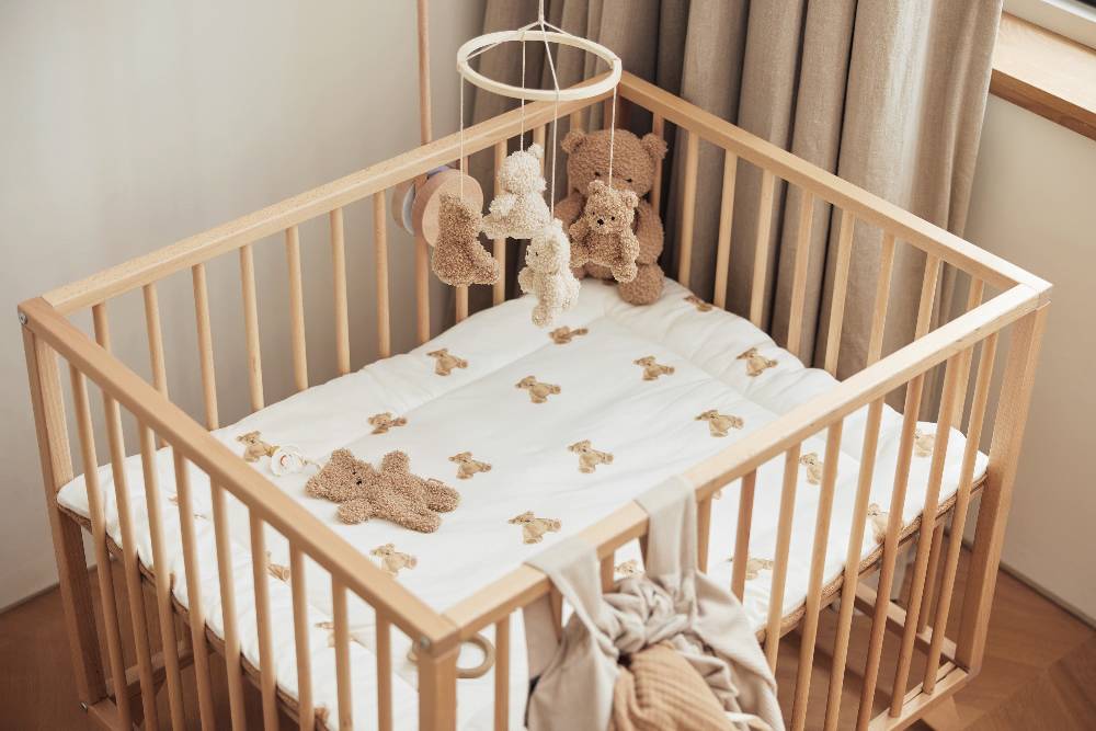 Jollein Krabbeldecke 75x95cm Teddy Bear Kauf eins, bekomm eins gratis