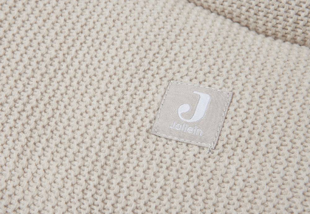 Jollein Krabbeldecke Ø 95cm Basic Knit Nougat Tägliche Deals